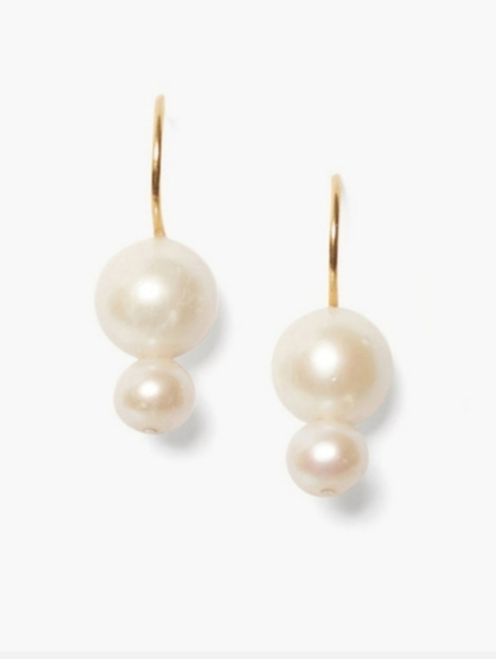 Anthropologie Pearl Drop Earrings